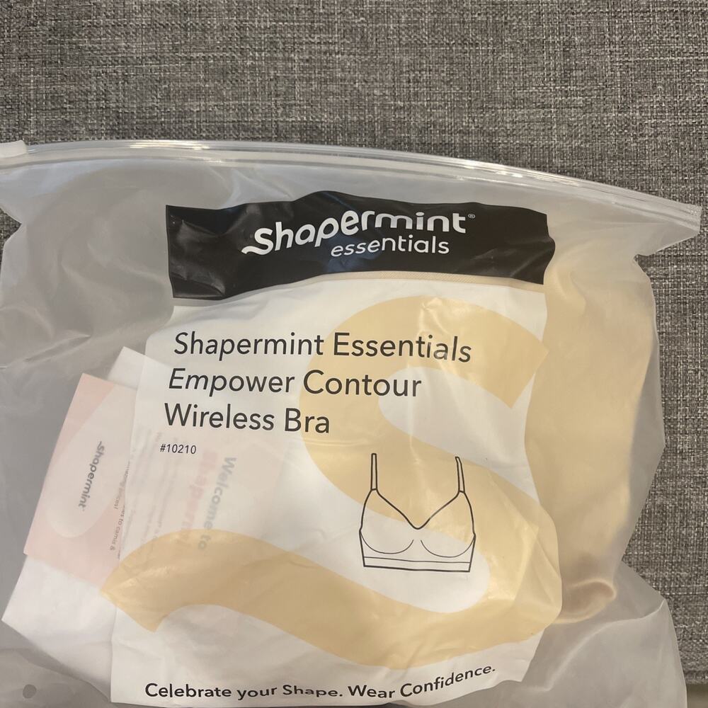 New Shapermint Essentials Everyday Comfort Wireless Shaping Bra Size 2XL
